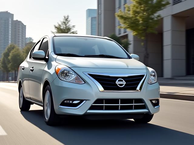 Nissan Versa o similar, coche económico para alquiler
